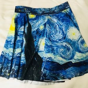 Starry Night Skater Skirt